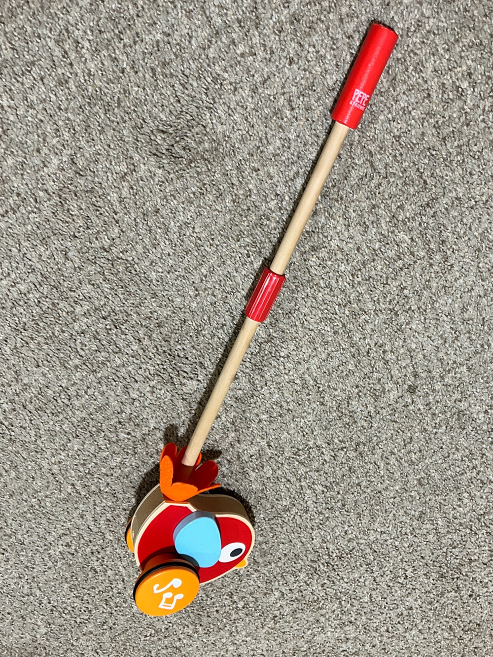 Hape Musical Push Toy Bird